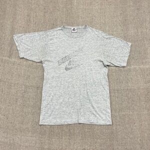Vintage Nike shirt mens M Gray 1980s  the original‎ beaverton oregon usa tag